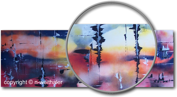 Lifelines5 pittura arte astratta a fuoco - opera d'arte del artista N.Weithaler